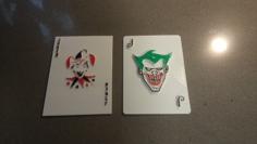 Joker Playing Card Prop Batman 3D Printer Model