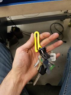 Key Ring Belt Clip 3D Printer Model