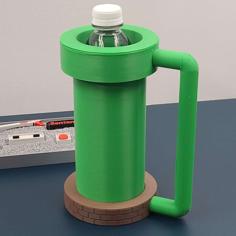 Pipe Coozie – Video Game Inspired Beverage Coozie (Bottle Size) 3D Printer Model