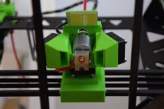 Modular Hotend Bowden Mount Incl. Fan Duct And Light 3D Printer Model