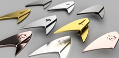 Star Trek DIscovery ALL BADGES – Full (combined) Or With Attachment 3D Printer Model