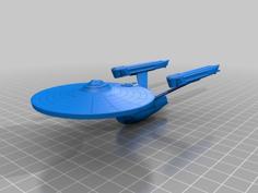 Star Trek Enterprise Refit NCC-1701-A 1:2000 3D Printer Model