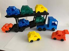 Car Carrier Truck 3D Printer Model