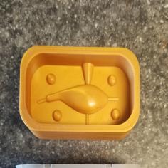 2 Inch Fat Shad Mold Master 3D Printer Model