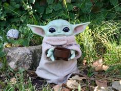 Bone Broth Cup / Soup Bowl For Baby Yoda (The Child) 3D Printer Model