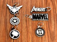 AVENGERS KEYCHAINS 3D Printer Model