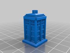 TARDIS Blind Cord Pull 3D Printer Model