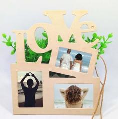 Photo Frame Love 3D Printer Model