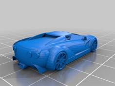 Bugatti Veyron V2 3D Printer Model