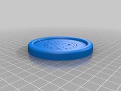 Avengers Logo Coaster 3D Printer Model