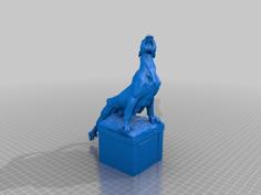 Brass Panther 3D Printer Model