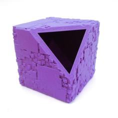 Random Generated Cube Planter 3D Printer Model