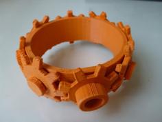 Gear Bracelet 3D Printer Model