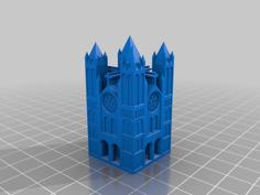 Cathedral Game Piece 3D Printer Model