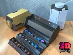 Rollup Dice Box (Large) 3D Printer Model