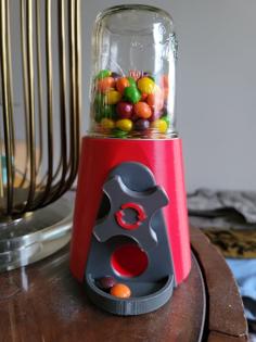 Simple Mason Jar Candy Machine Color Without MMU 3D Printer Model