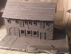 15mm Normandy Barn 3D Printer Model