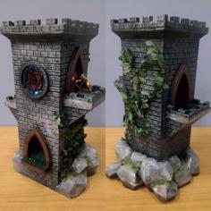 D&D DM Dice Tower 3D Printer Model