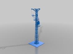 Electric Transformer Pole 3D Printer Model