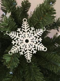 Postmodern Snowflake 3D Printer Model