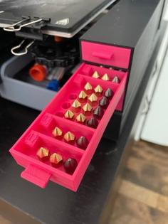 Nozzle Drawer & Storage Drawers 3D Printer Model