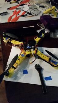 Large Quadcopter Frame 3D Printer Model