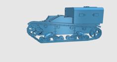 T-26 Chassis Vehicle Family 3D Printer Model