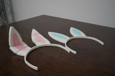 Articulated Bunny Ears 3D Printer Model