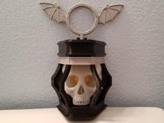 Skull Lantern Tea Light Mod 3D Printer Model