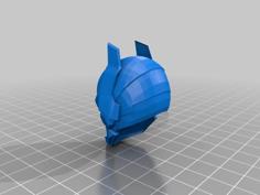 Arkham Knight Helmet (Fixed) 3D Printer Model