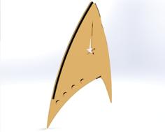 Star Trek Discovery Badge 3D Printer Model