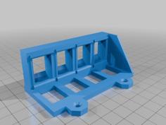 Customizable RJ45 Keystone Rack 3D Printer Model