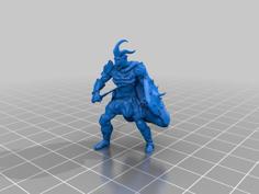 Gloomhaven Inox Brute Miniature Stl. 3D Printer Model