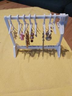 Earring Hanger Rack 3D Printer Model