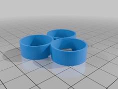 Triple 18650 Battery Holder 3D Printer Model