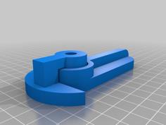 Customizable Door Latch 3D Printer Model