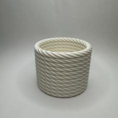 Braided Basket Look Plant Pot 3D Printer Model