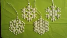 Snowflake Ornaments 3D Printer Model