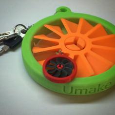 Propeller Keychain 3D Printer Model