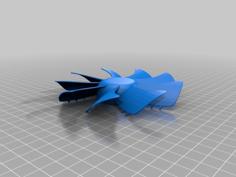 Hunchback-Fin Fan 3D Printer Model