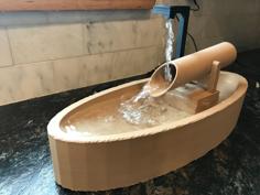 Japanese Water Feature “Sōzu” Or 添水-Fun, Easy, Elegant Project 3D Printer Model