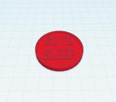 One More Game Coin 3D Printer Model