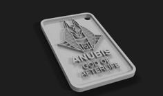 EGYPTIAN GOD ANUBIS KEYCHAIN 3D Printer Model