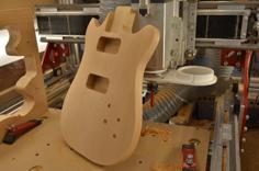 Parametric Electric Guitar (Customize & Make Your Own!) 3D Printer Model