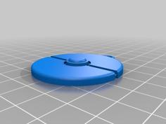 Pokeball Pendant -> Keychain 3D Printer Model