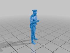 Police Officer 3D Printer Model