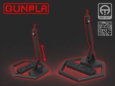 ​GUNPLA STAND [ 1/144 – HG.RG.BB ] 3D Printer Model