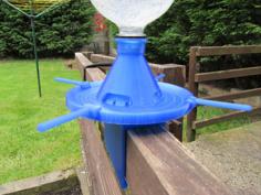 Pop Bottle Bird Feeder For Fence 3D Printer Model