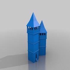 Medieval Towers 3D Printer Model