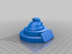 Peep Trophy 3D Printer Model